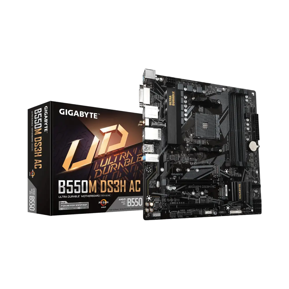 GIGABYTE B550M DS3H AC DDR4 MATX AM4