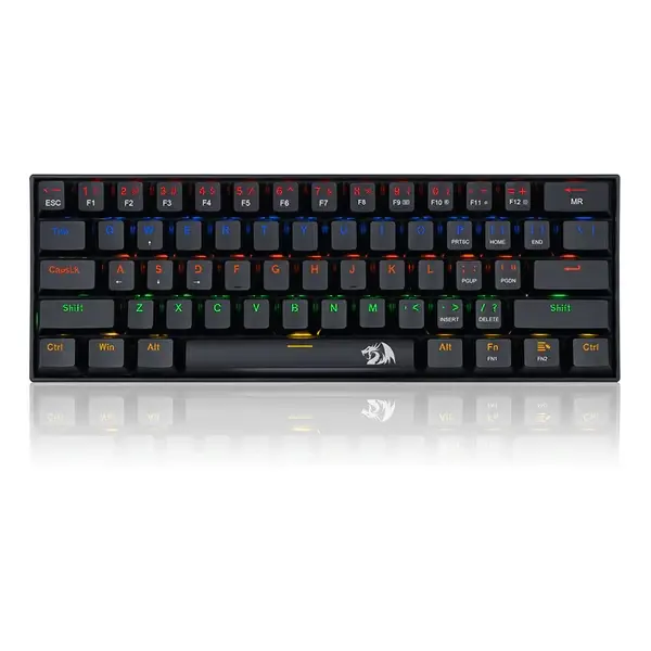 REDRAGON K606 LAKSHMI BLACK RED SWITCH KEYBOARD
